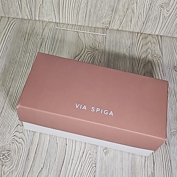 Via Spiga Allegra Ankle Wrap Black Leather Sandals Womens Size 6.5 New - Picture 13 of 13